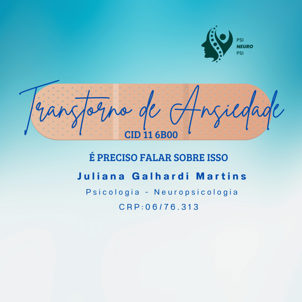 Transtorno de Ansiedade CID 11 6B00