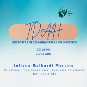 TDAH CID10 F90 CID 11 6A05 Respostas necessárias