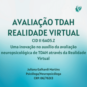 TDAH com avaliação neuropsicologica multissensorial