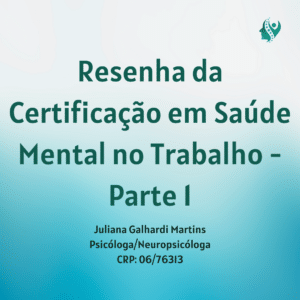 Saúde Mental no Trabalho.