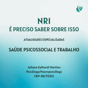 NR1 E A IMPORTÂNCIA DA PSICOLOGIA